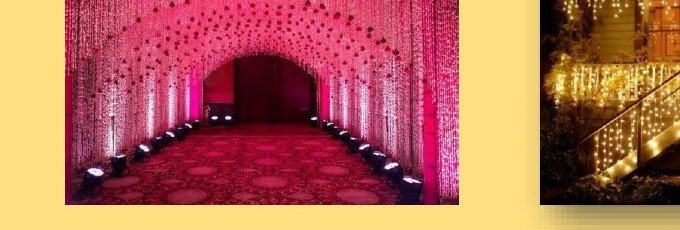 LED Parcan Entry Tunnel - Delhi Event Management